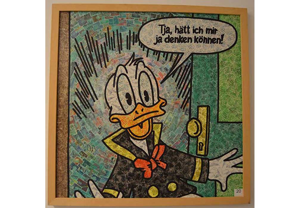 Donald Duck Stefan Merkt MT Galerie Berlin