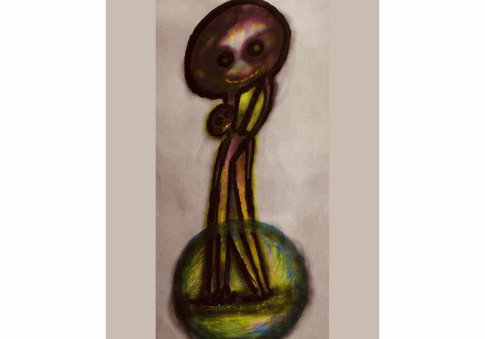 Segede Demissie - 4 alien meets the earth - MT-Galerie